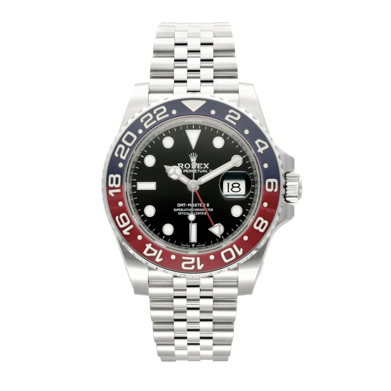 ロレックス GMT マスターⅡ Ref: 126710BLRO/J