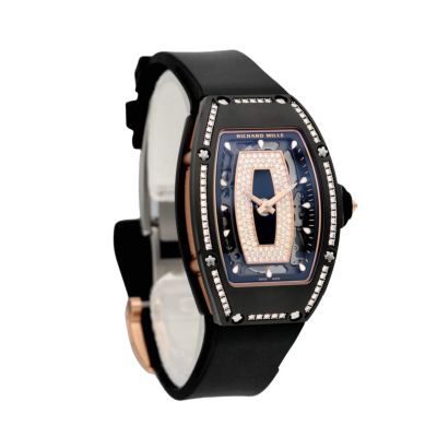 新品】リシャール ミル 時計 RM07-01 RG-TZP ダイアモンド/スケルトン