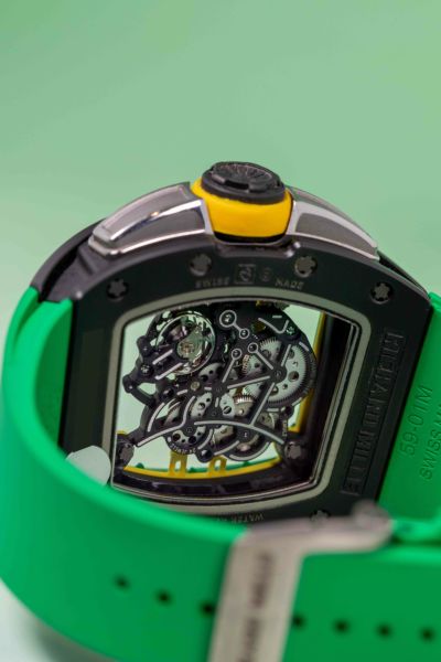 中古A】リシャールミル 時計 RM61-01 ヨハン・ブレイク スケルトン文字